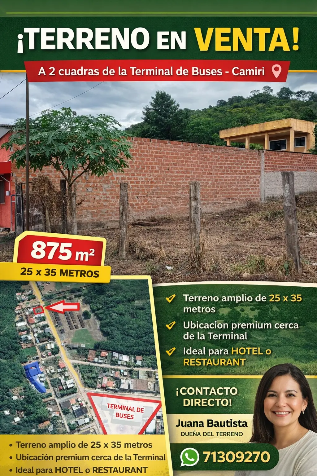 Terreno en Venta. - Foto 5 en Santa Cruz